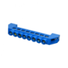 Regleta Azul 8-Conexiones 4mm Riel Din Distribucion Electrica