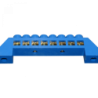 Regleta Azul 8-Conexiones 4mm Riel Din Distribucion Electrica