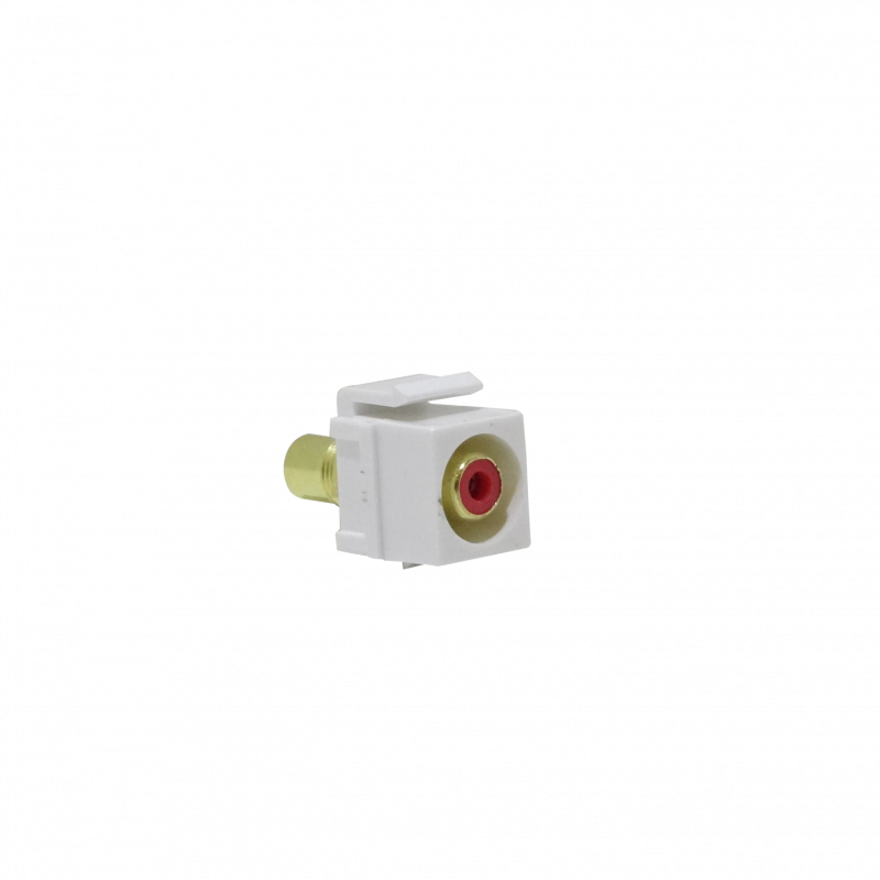 Rojo-RCA-H Rojo-RCA-H Keystone Blanco Hembra-Hembra H-H