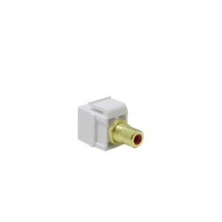 Rojo-RCA-H Rojo-RCA-H Keystone Blanco Hembra-Hembra H-H