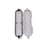 160x48x9mm Porta Empalme Unidad Blanco req-Manguito Splice Exterior
