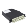 OM1 24-LC 2-MPO/M Cassette para/1U-3P 130mm Fibra Pre-conectorizada