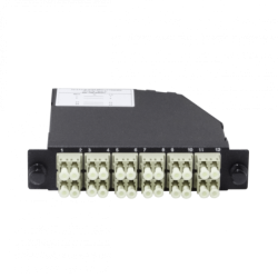 OM1 24-LC 2-MPO/M Cassette para/1U-3P 130mm Fibra Pre-conectorizada