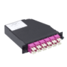 OM4 24-LC 2-MPO/M Cassette para/1U-3P 130mm Fibra Pre-conectorizada
