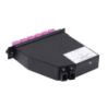 OM4 24-LC 2-MPO/M Cassette para/1U-3P 130mm Fibra Pre-conectorizada