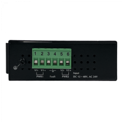 PLANET Industrial 1-SFP RS232 RS422 RS485 DB9 req12-48V SerialEthernet