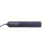 RITTIG Negro 5-IH 2-USB5V Alarg 3mts 10A-250V 2200W Piloto-Interruptor