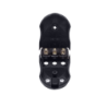 REMA 2P+T Negro 10A SEC-49028 Enchufe Macho Volante con-Tierra