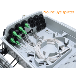 Blanca 16-OptiTap 16-SC IP65 2-Estopa Caja Fibra NAP req-JXSXX miniSC