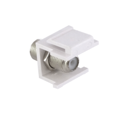 LINKMADE Blanco F-F Coaxial Keystone Copla Union F-H F-H