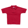 INDUSBORD Talla-S Rojo Manga Corta Polera Roja Pique 100pct Algodon