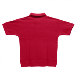 INDUSBORD Talla-S Rojo Manga Corta Polera Roja Pique 100pct Algodon