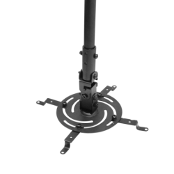 Soporte 85-121cm Techo p/Proyector Universal 15kg Giro-360º Inclin-15º
