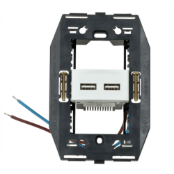 KALOP Modulo 2xUSB-AH 5V 2A 10W 100-240VAC req-Bastidor KS40490