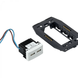 KALOP Modulo 2xUSB-AH 5V 2A 10W 100-240VAC req-Bastidor KS40490
