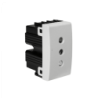 KALOP 10A Blanco 2b+T Enchufe Hembra 250V req/KEP-A KL40230
