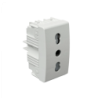KALOP 10/16A Blanco 2b+T Enchufe Hembra 250V req/KEP-A KL40260
