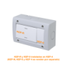 KALOP Blanco Teclon 3pin 9/24 Interruptor 16A 250V req/KEP-A KT40126