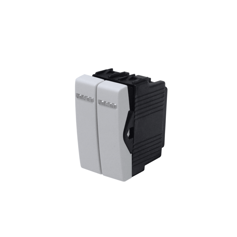 KALOP Blanco Doble Unipolar 9/12 Interrupts 10A 250V req/KEP-A KL40100