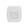 KALOP 9/12 Boton Switch Simple Sobrepuesto Blanco Tekna IP20 KS39650