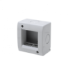 KALOP s/Tapa 2-Modulos Caja Gris IP40 2-Puestos Sigma KL42013