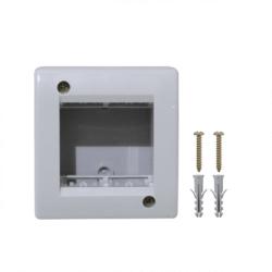KALOP s/Tapa 2-Modulos Caja Gris IP40 2-Puestos Sigma KL42013