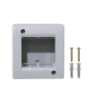 KALOP s/Tapa 2-Modulos Caja Gris IP40 2-Puestos Sigma KL42013