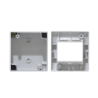 KALOP s/Tapa 2-Modulos Caja Gris IP40 2-Puestos Sigma KL42013