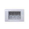 KALOP c/Tapa 3-Modulos Caja Gris IP55 3-Puestos Sigma KL42413