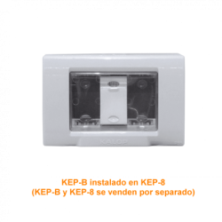 KALOP c/Tapa 3-Modulos Caja Gris IP55 3-Puestos Sigma KL42413