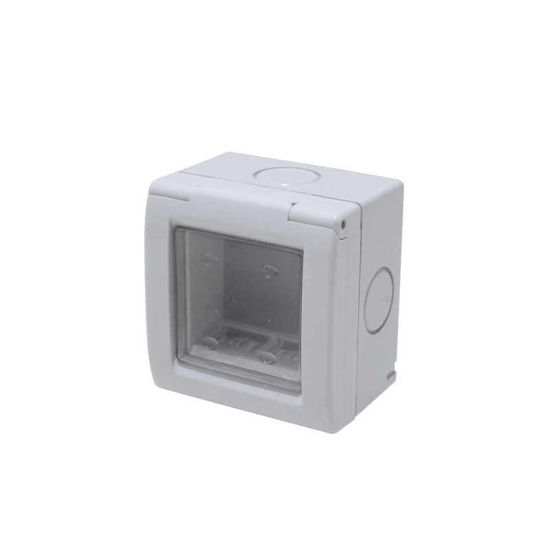 KALOP c/Tapa 2-Modulos Caja Gris IP55 2-Puestos Sigma KL42213