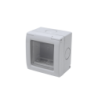 KALOP c/Tapa 2-Modulos Caja Gris IP55 2-Puestos Sigma KL42213