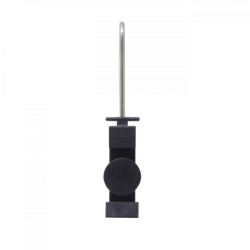Gancho Metal 77x25x4mm Sujecion Plastic 67x28x17mm p/Cable Fibra Drop