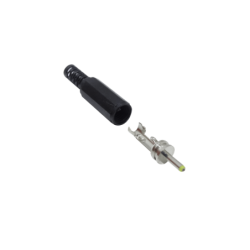 2,5x0,7mm Largo-9mm Plug Alimentacion DC para Soldar