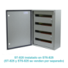 TIBOX 743x529mm 4-RielDin-53cm Chasis interno p/Tablero ST6-825 MDST86