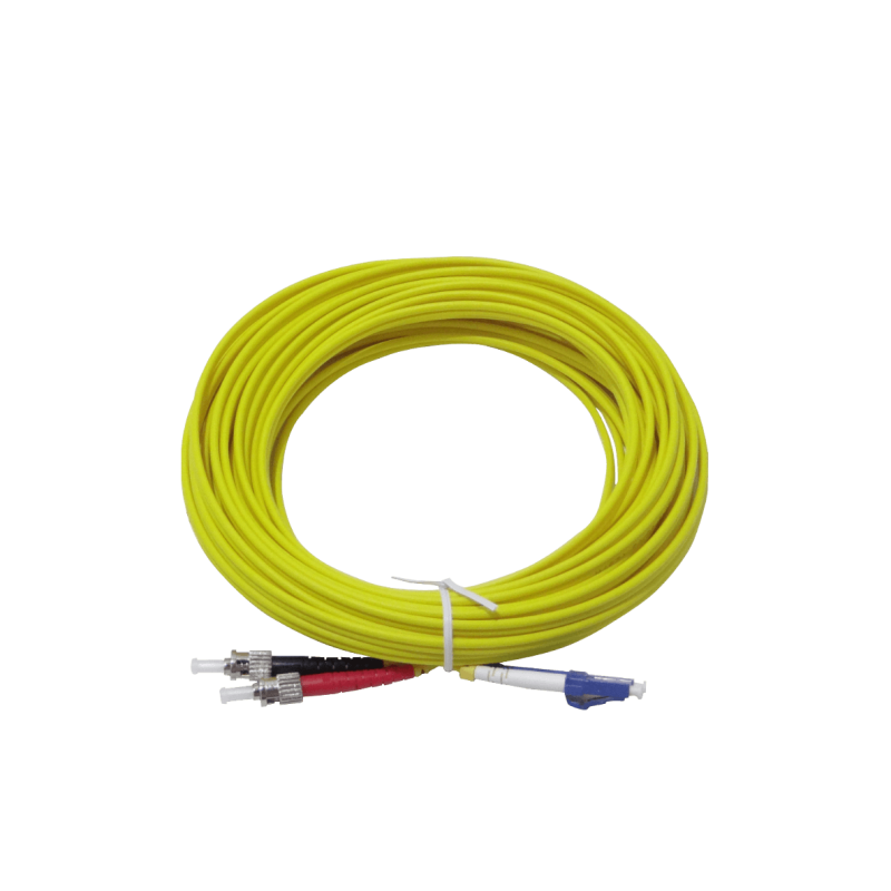 10mt LC-ST/UPC MonoModo SM Duplex Jumper Cable Fibra 9/125um 3mm LSZH