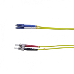 10mt LC-ST/UPC MonoModo SM Duplex Jumper Cable Fibra 9/125um 3mm LSZH