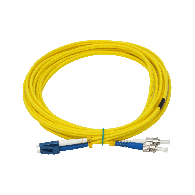 5mt LC-ST/UPC MonoModo SM Duplex Jumper Cable Fibra 9/125um 3mm LSZH