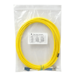 5mt LC-ST/UPC MonoModo SM Duplex Jumper Cable Fibra 9/125um 3mm LSZH