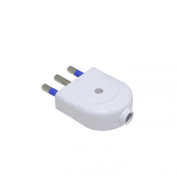 KALOP 2P+T 16A Enchufe Macho Volante Blanco con-Tierra SL1003 KC44560