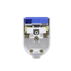 KALOP 10A/16A Enchufe Hembra Volante 2P+T Blanco con-Tierra KC44565