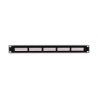 CAT3 25-RJ11 6P4C Patch Panel 1U Telefonia
