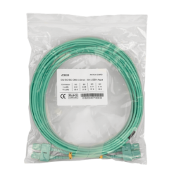 5mt SC-SC OM3 MultiModo MM Duplex Jumper Fibra 3.0mm 50/125um LSZH