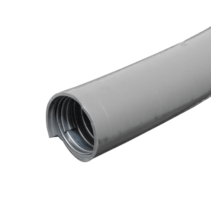 50mm Rollo-20mts Conduit Metalico Cubierto-PVC Semi-Flex 2-Pulg