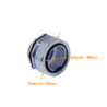 Metalico 50mm 2-Pulg Prensa Estopa para Flexible Aislacion IP65