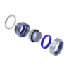 Metalico 50mm 2-Pulg Prensa Estopa para Flexible Aislacion IP65