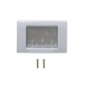 KALOP Tapa Exterior Porta 3-Modulos Gris IP55 3-Puestos Sigma KL42403