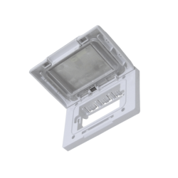 KALOP Tapa Exterior Porta 3-Modulos Gris IP55 3-Puestos Sigma KL42403