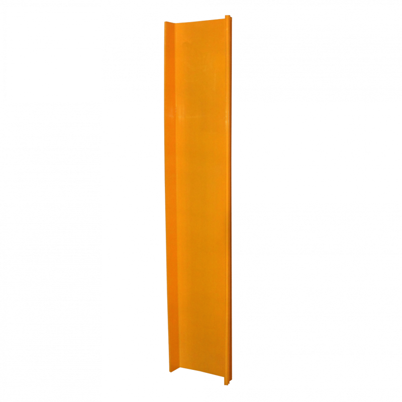 Canaleta LSZH 360x100mm 2mt Amarilla sin tapa sin separador Macho