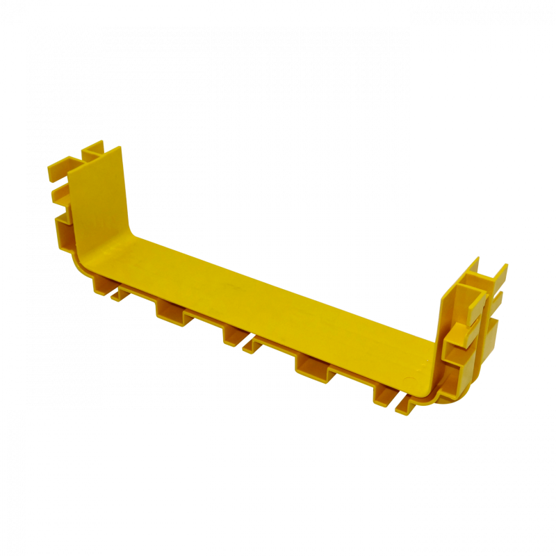 360x100mm Union Amarilla PC+ABS LSZH Hembra